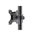 Digitus Mobile workstation with individual height adjustment DA-90374, 17-32 ", Monitor Mount, PC Holder, Black Digitus Mobile workstation with individual height adjustment DA-90374, 17-32 ", Monitor Mount, PC Holder, Black