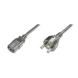 Digitus Power Cord, CEE 7/7 (Type-F) - C13 M/F, H05VVF3G 0.75qmm 1.2 m, Black