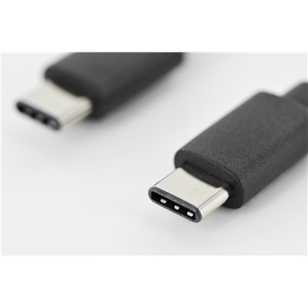 Digitus USB Type-C Connection Cable AK-300138-010-S USB Male 2.0 (Type C), USB Male 2.0 (Type C), Black, 1 m Digitus USB Type-C Connection Cable AK-300138-010-S USB Male 2.0 (Type C), USB Male 2.0 (Type C), Black, 1 m