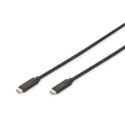 Digitus USB Type-C Connection Cable AK-300139-010-S USB Male 3.1 Gen 2 (Type C), USB Male 3.1 Gen 2 (Type C), Black, 1 m Digitus USB Type-C Connection Cable AK-300139-010-S USB Male 3.1 Gen 2 (Type C), USB Male 3.1 Gen 2 (Type C), Black, 1 m