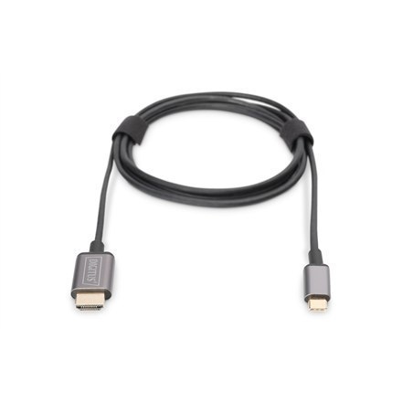 Digitus USB Type-C to HDMI Adapter DA-70821 1.8 m, Black, USB Type-C Digitus USB Type-C to HDMI Adapter DA-70821 1.8 m, Black, USB Type-C