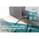 Digitus USB Type-C to HDMI Adapter DA-70821 1.8 m, Black, USB Type-C Digitus USB Type-C to HDMI Adapter DA-70821 1.8 m, Black, USB Type-C