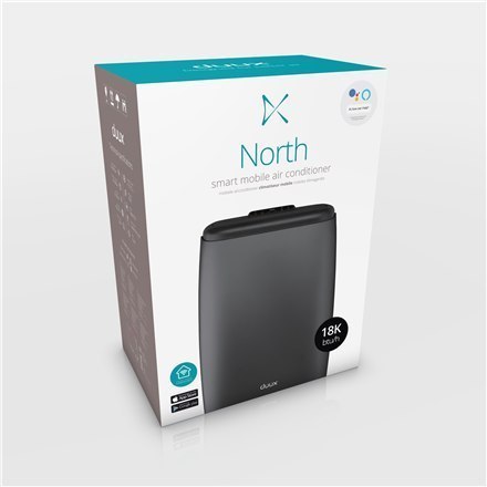 Duux Smart Mobile Air Conditioner North Number of speeds 3, Grey, 18000 BTU/h Duux Smart Mobile Air Conditioner North Number of speeds 3, Grey, 18000 BTU/h