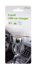 EnerGenie 2-port USB car charger EG-U2C2A-CAR-02 Black, 2.1 A EnerGenie 2-port USB car charger EG-U2C2A-CAR-02 Black, 2.1 A