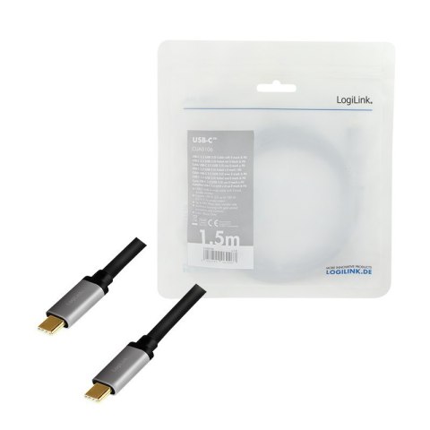 Logilink CUA0106 USB 2.0 Type-C cable USB 2.0 Type-C, This cable is ideal for connecting your external USB-C devices to your PC Logilink CUA0106 USB 2.0 Type-C cable USB 2.0 Type-C, This cable is ideal for connecting your external USB-C devices to your PC