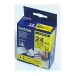 Brother TZe-651 Laminated Tape Black On Yellow, TZe, 8 m, 2.4 cm