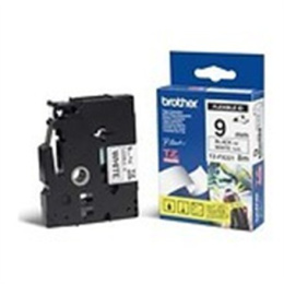 Brother TZe-FX221 Flexible ID Laminated Tape Black on Biały, TZe, 0.9 cm, 8 m