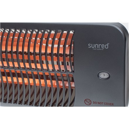 SUNRED Heater LUG-2000W, Lugo Quartz Wall Infrared, 2000 W, Grey SUNRED Heater LUG-2000W, Lugo Quartz Wall Infrared, 2000 W, Grey