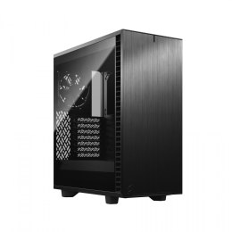 Fractal Design Define 7 Compact Dark Tempered Glass Side window, Black, ATX, Power supply included No