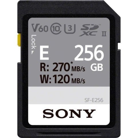 Sony SF-E256 256 GB, SDXC, Flash memory class 10 Sony SF-E256 256 GB, SDXC, Flash memory class 10