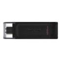 Kingston USB Flash Drive DataTraveler 70 128 GB, USB 3.2 Gen 1 Type-C, Black Kingston USB Flash Drive DataTraveler 70 128 GB, USB 3.2 Gen 1 Type-C, Black