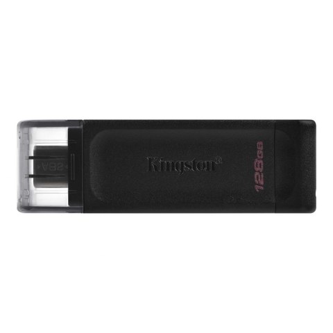 Kingston USB Flash Drive DataTraveler 70 128 GB, USB 3.2 Gen 1 Type-C, Black Kingston USB Flash Drive DataTraveler 70 128 GB, USB 3.2 Gen 1 Type-C, Black