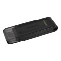 Kingston USB Flash Drive DataTraveler 70 128 GB, USB 3.2 Gen 1 Type-C, Black Kingston USB Flash Drive DataTraveler 70 128 GB, USB 3.2 Gen 1 Type-C, Black