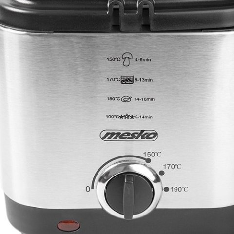 Mesko Deep Fryer MS 4910 Power 900 W, Capacity 1.5 L, Silver Mesko Deep Fryer MS 4910 Power 900 W, Capacity 1.5 L, Silver