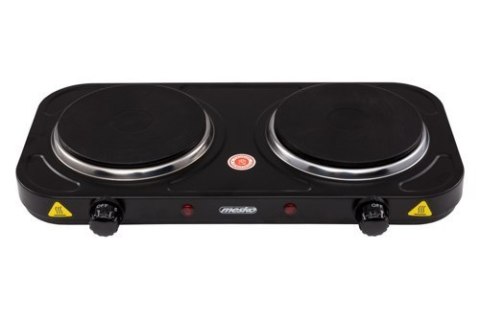 Mesko Electric stove MS 6509 Number of burners/cooking zones 2, Black, Electric Mesko Electric stove MS 6509 Number of burners/cooking zones 2, Black, Electric