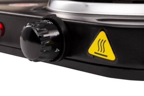 Mesko Electric stove MS 6509 Number of burners/cooking zones 2, Black, Electric Mesko Electric stove MS 6509 Number of burners/cooking zones 2, Black, Electric