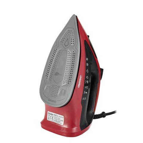 Mesko Iron MS 5031 Steam Iron, 2400 W, Continuous steam 40 g/min, Steam boost performance 70 g/min, Red/Black Mesko Iron MS 5031 Steam Iron, 2400 W, Continuous steam 40 g/min, Steam boost performance 70 g/min, Red/Black