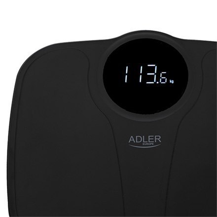 Adler Bathroom Scale AD 8172b Maximum weight (capacity) 180 kg, Accuracy 100 g, Body Mass Index (BMI) measuring, Black Adler Bathroom Scale AD 8172b Maximum weight (capacity) 180 kg, Accuracy 100 g, Body Mass Index (BMI) measuring, Black