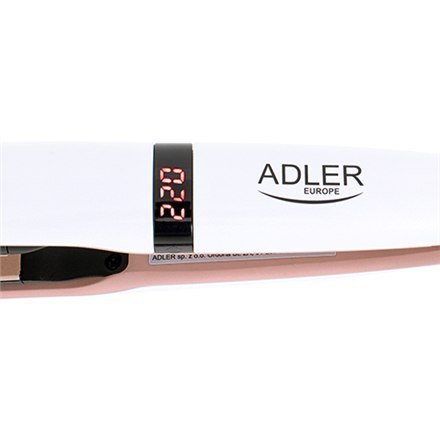 Adler Hair Straightener AD 2321 Warranty 24 month(s), Ceramic heating system, Display LCD, Temperature (min) 140 °C, Temperature Adler Hair Straightener AD 2321 Warranty 24 month(s), Ceramic heating system, Display LCD, Temperature (min) 140 °C, Temperature