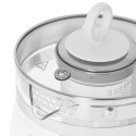 Adler Kettle AD 1299 Electric, 2200 W, 1.5 L, Glass/Stainless steel, 360° rotational base, White Adler Kettle AD 1299 Electric, 2200 W, 1.5 L, Glass/Stainless steel, 360° rotational base, White