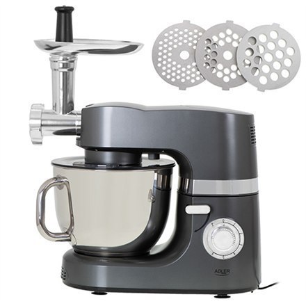 Adler Planetary Food Processor AD 4221 1200 W, Bowl capacity 7 L, Number of speeds 6, Meat mincer, Steel Adler Planetary Food Processor AD 4221 1200 W, Bowl capacity 7 L, Number of speeds 6, Meat mincer, Steel