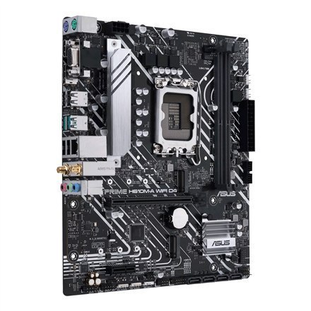 Asus PRIME H610M-A WIFI D4 Processor family Intel, Processor socket LGA1700, DDR4 DIMM, Memory slots 2, Supported hard disk dri Asus PRIME H610M-A WIFI D4 Processor family Intel, Processor socket LGA1700, DDR4 DIMM, Memory slots 2, Supported hard disk dri