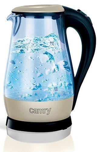 Camry CR 1251 Standard kettle, Glass, Glass/Black, 2000 W, 360° rotational base, 1.7 L Camry CR 1251 Standard kettle, Glass, Glass/Black, 2000 W, 360° rotational base, 1.7 L