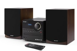 Sharp XL-B517D(BR) Hi-Fi Micro System, CD/FM/USB/Bluetooth v5.0, Aux-in, 45W, Brown