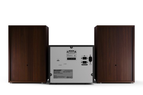 Sharp XL-B517D(BR) Hi-Fi Micro System, CD/FM/USB/Bluetooth v5.0, Aux-in, 45W, Brown Sharp XL-B517D(BR) Hi-Fi Micro System, CD/FM/USB/Bluetooth v5.0, Aux-in, 45W, Brown