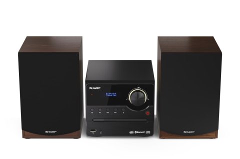 Sharp XL-B517D(BR) Hi-Fi Micro System, CD/FM/USB/Bluetooth v5.0, Aux-in, 45W, Brown Sharp XL-B517D(BR) Hi-Fi Micro System, CD/FM/USB/Bluetooth v5.0, Aux-in, 45W, Brown