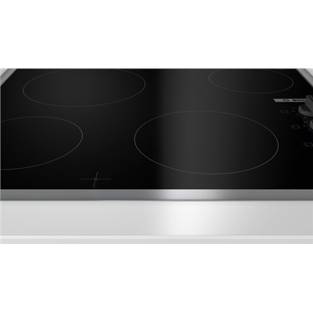 Bosch Hob PKE645CA2E Electric, Number of burners/cooking zones 4, Mechanical, Black Bosch Hob PKE645CA2E Electric, Number of burners/cooking zones 4, Mechanical, Black