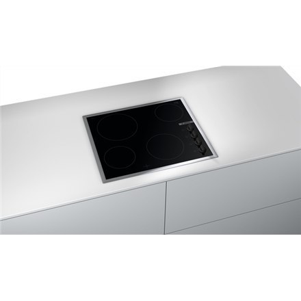 Bosch Hob PKE645CA2E Electric, Number of burners/cooking zones 4, Mechanical, Black Bosch Hob PKE645CA2E Electric, Number of burners/cooking zones 4, Mechanical, Black