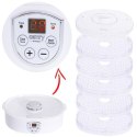 Camry Food Dehydrator CR 6659 Power 240 W, Number of trays 5, Temperature control, Integrated timer, White Camry Food Dehydrator CR 6659 Power 240 W, Number of trays 5, Temperature control, Integrated timer, White