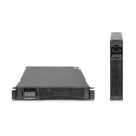 DIGITUS OnLine UPS, rack/tower, 1500VA, 1500W, LCD, 8 x C13, 1 x C19, RS-232, USB, RJ45, SNMP card (optional), relay card (optio DIGITUS OnLine UPS, rack/tower, 1500VA, 1500W, LCD, 8 x C13, 1 x C19, RS-232, USB, RJ45, SNMP card (optional), relay card (optio