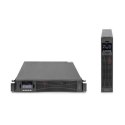 DIGITUS OnLine UPS, rack/tower, 3000VA, 3000W, LCD, 8 x C13, 1 x C19, RS-232, USB, SNMP card (optional), relay card (optional) DIGITUS OnLine UPS, rack/tower, 3000VA, 3000W, LCD, 8 x C13, 1 x C19, RS-232, USB, SNMP card (optional), relay card (optional)