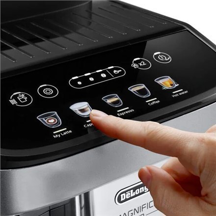 Delonghi Automatic Coffee Maker ECAM290.61.SB Magnifica Evo Pump pressure 15 bar, Built-in milk frother, Automatic, 1450 W, Silv Delonghi Automatic Coffee Maker ECAM290.61.SB Magnifica Evo Pump pressure 15 bar, Built-in milk frother, Automatic, 1450 W, Silv