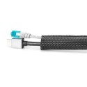 Digitus Flexible Cable Tube with Hook and Loop Fastener Cable Sock DA-90507 2 m, Black Digitus Flexible Cable Tube with Hook and Loop Fastener Cable Sock DA-90507 2 m, Black