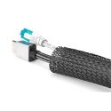 Digitus Flexible Cable Tube with Hook and Loop Fastener Cable Sock DA-90507 2 m, Black Digitus Flexible Cable Tube with Hook and Loop Fastener Cable Sock DA-90507 2 m, Black