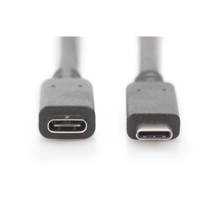 Digitus USB Type-C Extension Cable AK-300210-020-S USB Male 2.0 (Type C), USB Female 2.0 (Type C), Black, 2 m Digitus USB Type-C Extension Cable AK-300210-020-S USB Male 2.0 (Type C), USB Female 2.0 (Type C), Black, 2 m