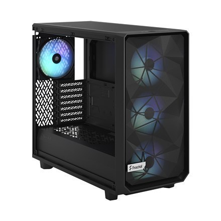 Fractal Design Meshify 2 Lite RGB TG Light Tint Black, E-ATX, Power supply included No Fractal Design Meshify 2 Lite RGB TG Light Tint Black, E-ATX, Power supply included No