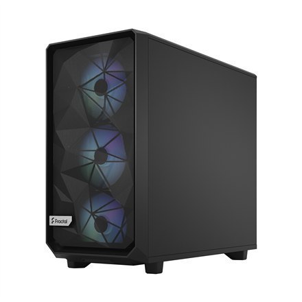 Fractal Design Meshify 2 Lite RGB TG Light Tint Black, E-ATX, Power supply included No Fractal Design Meshify 2 Lite RGB TG Light Tint Black, E-ATX, Power supply included No