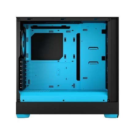 Fractal Design Pop Air RGB Cyan Core TG Clear Tint, ATX, mATX, Mini ITX, Power supply included No Fractal Design Pop Air RGB Cyan Core TG Clear Tint, ATX, mATX, Mini ITX, Power supply included No