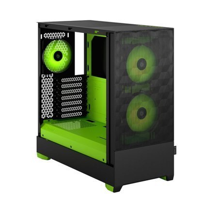 Fractal Design Pop Air RGB Green Core TG Clear Tint, ATX, mATX, Mini ITX, Power supply included No Fractal Design Pop Air RGB Green Core TG Clear Tint, ATX, mATX, Mini ITX, Power supply included No
