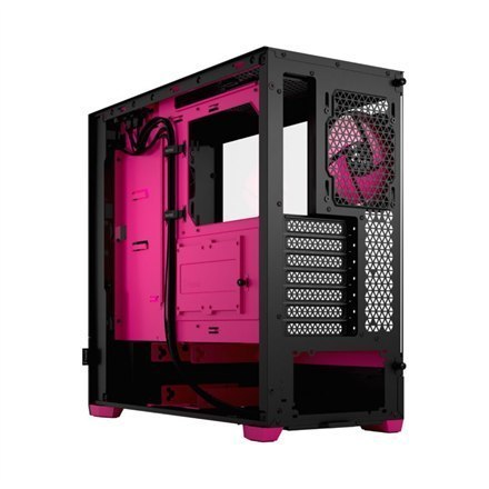 Fractal Design Pop Air RGB Magenta Core TG Clear Tint, ATX, mATX, Mini ITX, Power supply included No Fractal Design Pop Air RGB Magenta Core TG Clear Tint, ATX, mATX, Mini ITX, Power supply included No