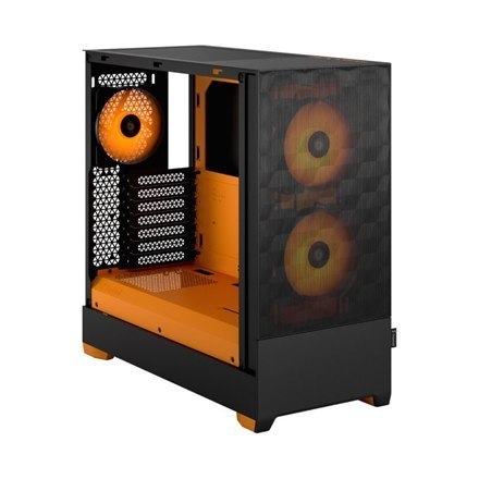 Fractal Design Pop Air RGB Orange Core TG Clear Tint, ATX, mATX, Mini ITX, Power supply included No Fractal Design Pop Air RGB Orange Core TG Clear Tint, ATX, mATX, Mini ITX, Power supply included No