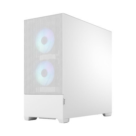Fractal Design Pop Air RGB White TG Clear Tint, ATX, mATX, Mini ITX, Power supply included No Fractal Design Pop Air RGB White TG Clear Tint, ATX, mATX, Mini ITX, Power supply included No