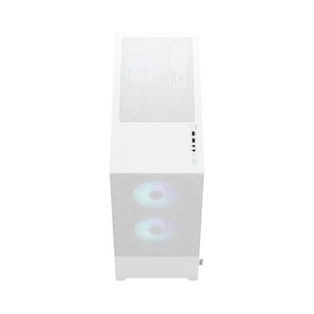 Fractal Design Pop Air RGB White TG Clear Tint, ATX, mATX, Mini ITX, Power supply included No Fractal Design Pop Air RGB White TG Clear Tint, ATX, mATX, Mini ITX, Power supply included No