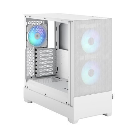 Fractal Design Pop Air RGB White TG Clear Tint, ATX, mATX, Mini ITX, Power supply included No Fractal Design Pop Air RGB White TG Clear Tint, ATX, mATX, Mini ITX, Power supply included No