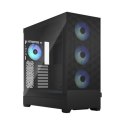 Fractal Design Pop XL Air RGB Black TG Clear Tint, E-ATX up to 280 mm, ATX , mATX, Mini ITX, Power supply included No