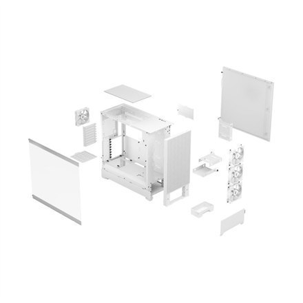 Fractal Design Pop XL Air RGB White TG Clear Tint, E-ATX up to 280 mm, ATX , mATX, Mini ITX, Power supply included No Fractal Design Pop XL Air RGB White TG Clear Tint, E-ATX up to 280 mm, ATX , mATX, Mini ITX, Power supply included No